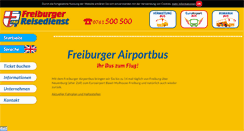 Desktop Screenshot of freiburger-reisedienst.de